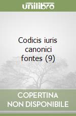 Codicis iuris canonici fontes (9) libro
