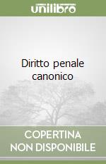 Diritto penale canonico libro