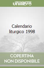 Calendario liturgico 1998 libro