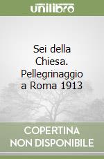 Sei della Chiesa. Pellegrinaggio a Roma 1913 libro