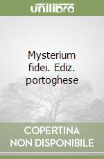 Mysterium fidei. Ediz. portoghese