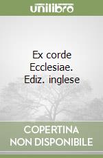 Ex corde Ecclesiae. Ediz. inglese libro