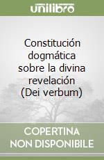 Constitución dogmática sobre la divina revelación (Dei verbum) libro