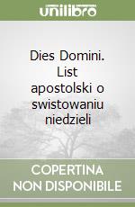 Dies Domini. List apostolski o swistowaniu niedzieli libro