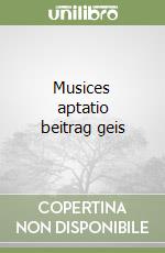 Musices aptatio beitrag geis