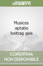 Musices aptatio beitrag geis libro