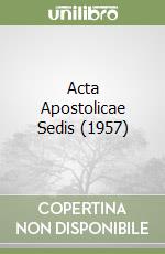 Acta Apostolicae Sedis (1957) libro