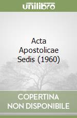 Acta Apostolicae Sedis (1960) libro