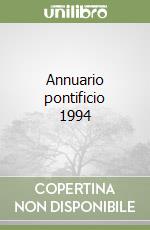 Annuario pontificio 1994 libro