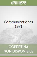 Communicationes 1971 libro