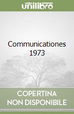 Communicationes 1973 libro