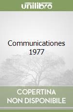 Communicationes 1977 libro