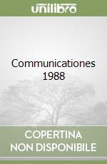 Communicationes 1988 libro