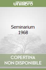 Seminarium 1968 libro