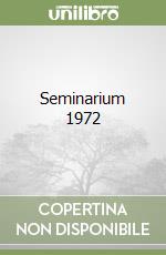 Seminarium 1972 libro