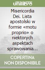 Misericordia Dei. Lista apostolski w formie «motu proprio» o niektorych aspektach sprawowania Sakramentu Pokuty libro