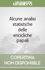 Alcune analisi statistiche delle encicliche papali libro