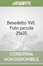 Benedetto XVI. Foto piccola 25x35 libro