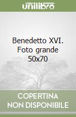 Benedetto XVI. Foto grande 50x70 libro