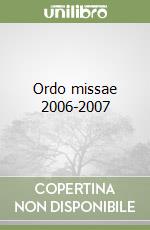 Ordo missae 2006-2007 libro
