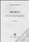 Decreta. Selecta Inter ea Quae anno 1994 Prodierunt Cura Eiusdem Apostolici Tribunalis Edita. Vol. 12 libro