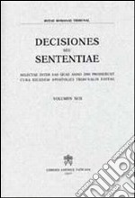 Rotae Romanae decisiones seu sententiae. Decisiones seu sententiae. Selectae inter eas quae anno 2000 prodierunt cura eiusdem Apostolici tribunalis editae. Vol. 92 libro