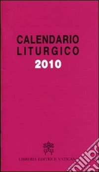 Calendario liturgico 2010 libro