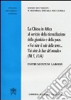 La chiesa in Africa al servizio della riconciliazione e della pace libro