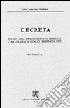 Decreta selecta inter ea quae anno 1997 prodierunt cura eiusdem apostolici tribunalis edita. Vol. 15 libro