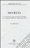 Decreta. Selecta inter ea quae anno 1999 prodierunt cura eiusdem Apostolici Tribunalis edita. Vol. 27 libro