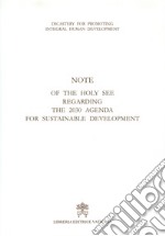 Note of the Holy See regarding the 2030 agenda for sustainable development