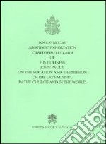 Post Synodal Apostolic Exhortation Christifideles Laici... on the vocation and the mission of the lay faithful in the church... libro