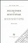 Decisiones seu sententiae. Selectae inter eas quae anno 2004 prodierunt cura eiusdem apostolici tribunalis editae. Vol. 96 libro