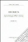 Decreta. Selecta inter ea quae anno 2001 prodierunt cura eiusdem apostolici tribunalis edita. Vol. 19 libro