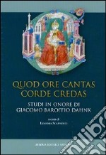 Quod ore cantas corde credas. Studi in onore di Giacomo Baroffio. Ediz. spagnola