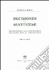 Decisiones seu sententiae. Selectae inter eas quae anno 2005 prodierunt cura eiusdem apostolici tribunalis editae. Vol. 97 libro di Rotae romanae tribunal (cur.)