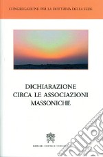 Dichiarazione circa le associazioni massoniche libro