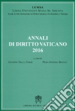 Annali di diritto vaticano (2016) libro