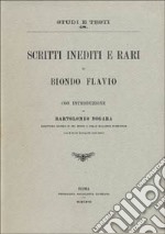 Scritti inediti e rari libro