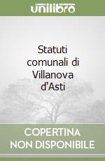 Statuti comunali di Villanova d'Asti