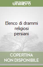 Elenco di drammi religiosi persiani