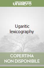 Ugaritic lexicography