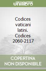 Codices vaticani latini. Codices 2060-2117 libro