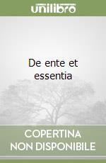 De ente et essentia libro