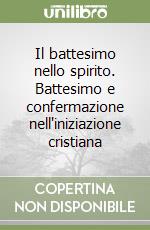 Il battesimo nello spirito. Battesimo e confermazione nell'iniziazione cristiana