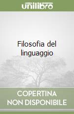 Filosofia del linguaggio libro