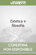 Estetica e filosofia libro