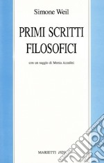 Primi scritti filosofici libro