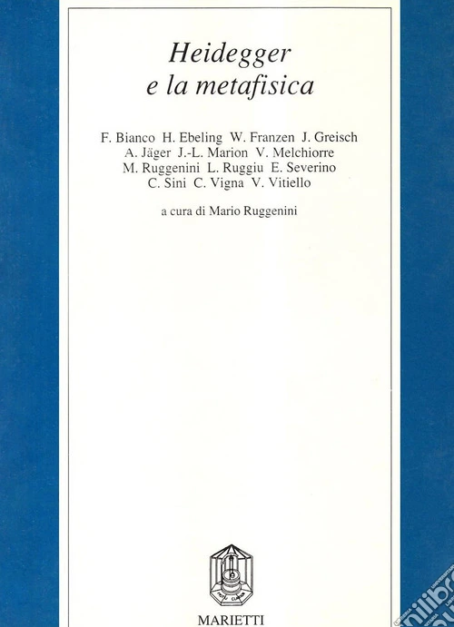 Heidegger e la metafisica