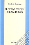 Filosofia e teologia in Tomas de Jesus libro di Zambruno Elisabetta